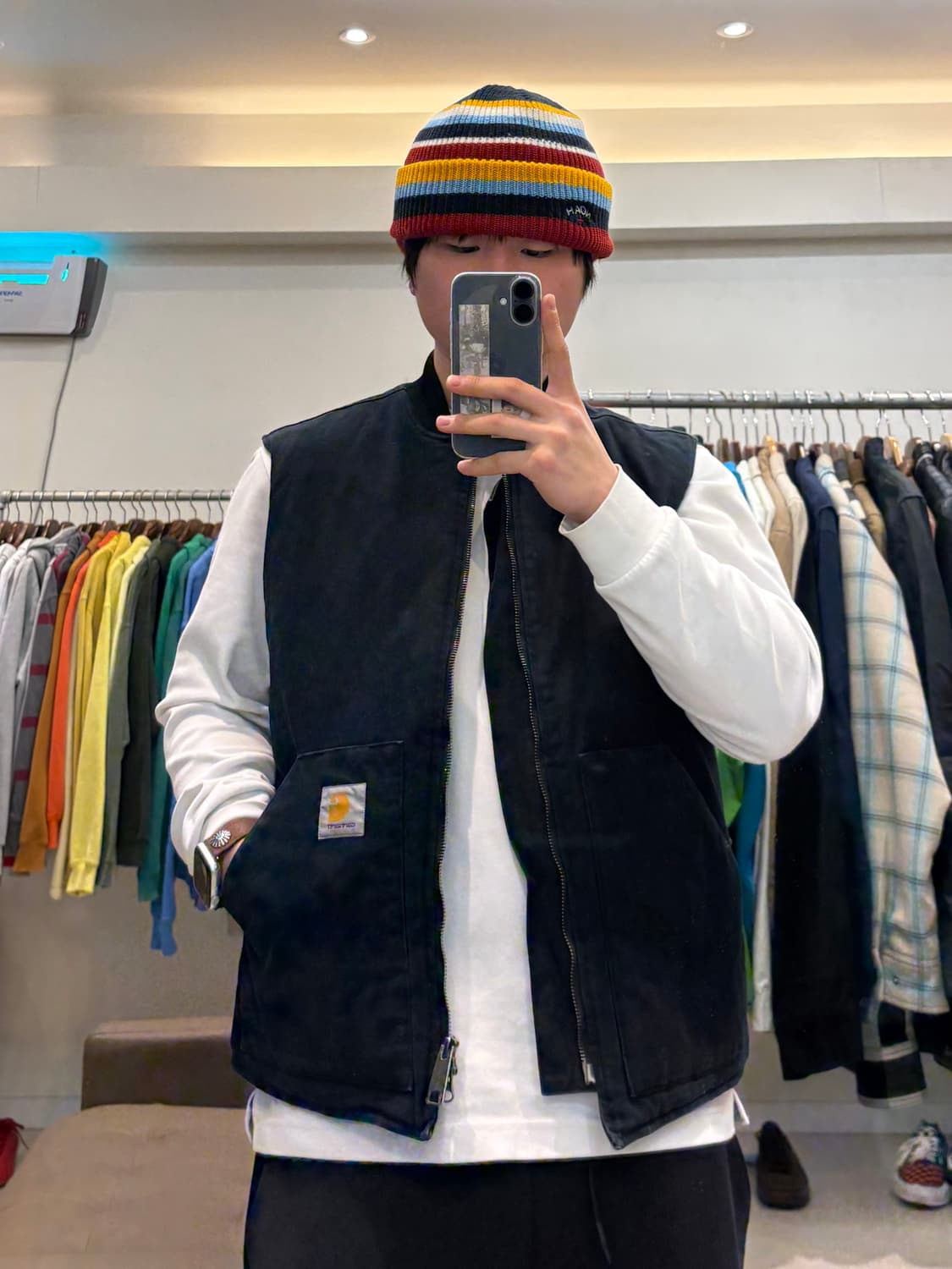 칼하트 투웨이 덕 캔버스 워크 베스트 상품이미지9