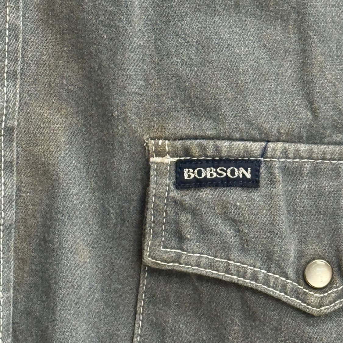 BOBSON 웨스턴 데님 셔츠 (L) 상품이미지3