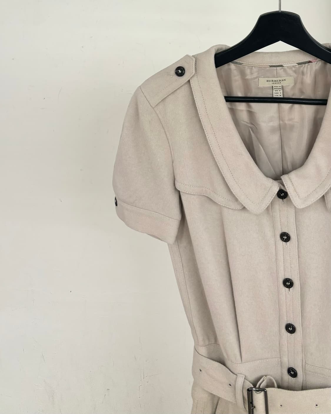 버버리 베이지 벨티드 원피스 상품이미지3