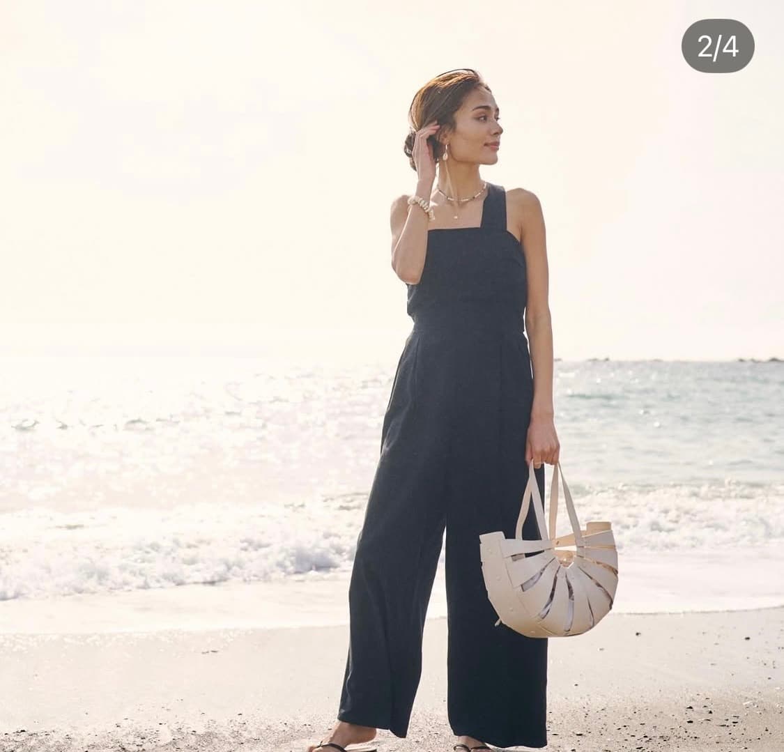 [55] 투더씨 원숄더 와이드 점프수트 M  상품이미지7