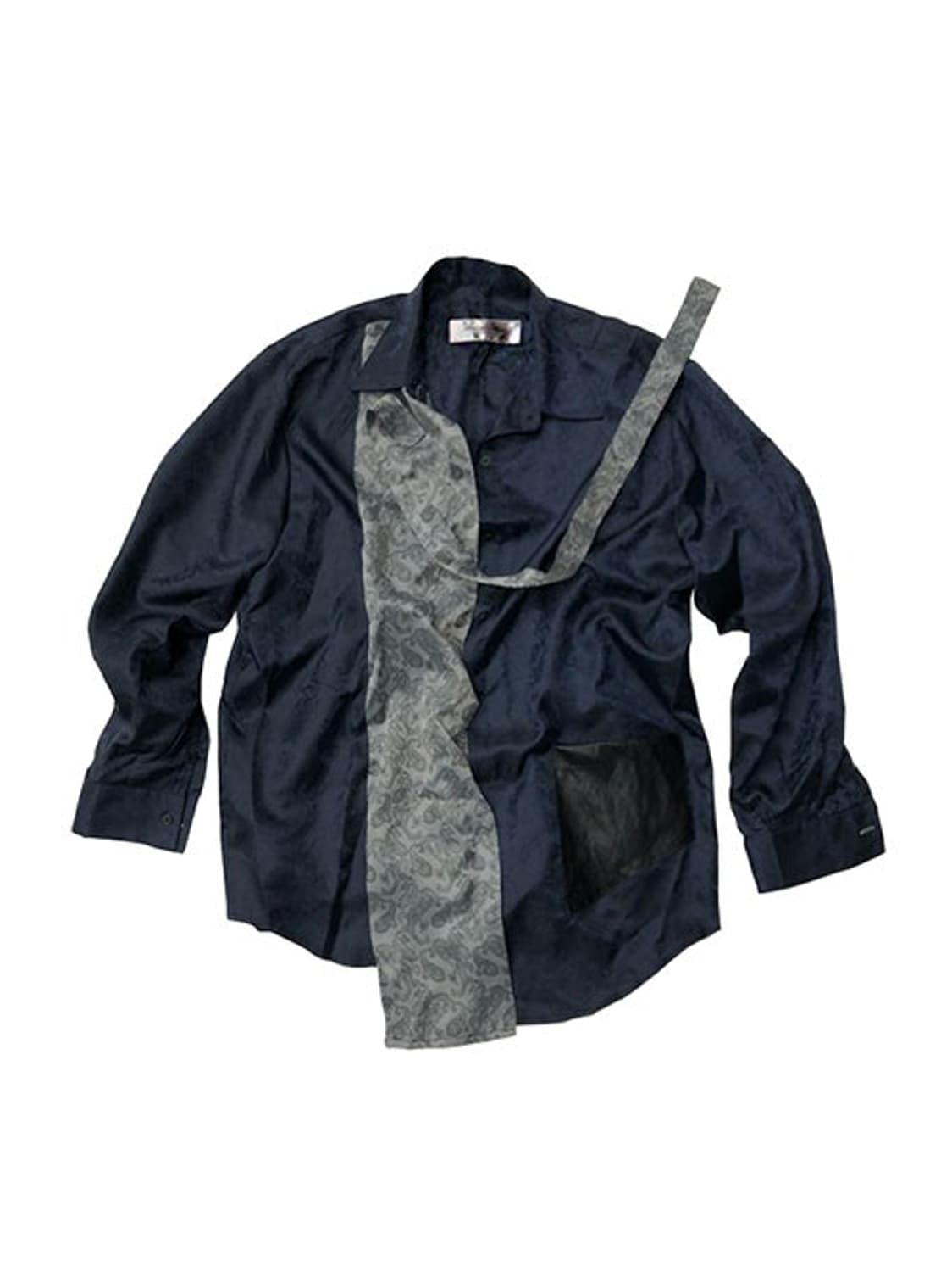 Nondisclothes paisely shirts navy 상품이미지1