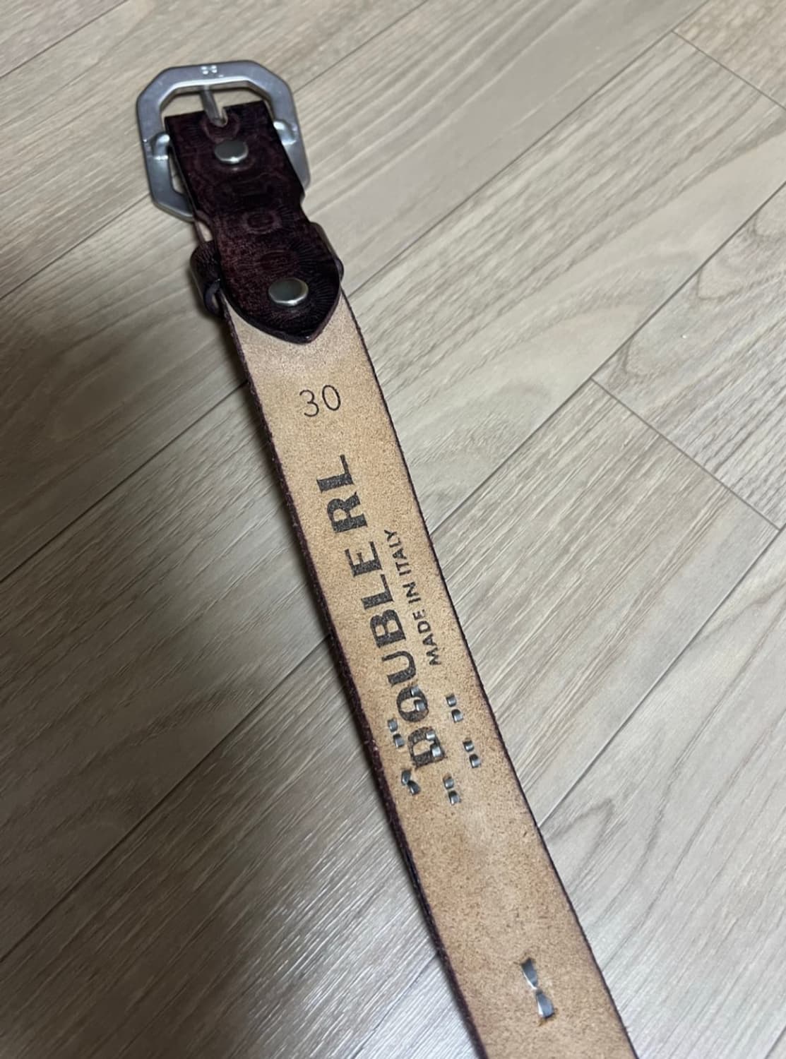 RRL 더블알엘 라스코 스터드 레더 벨트 30 상품이미지2