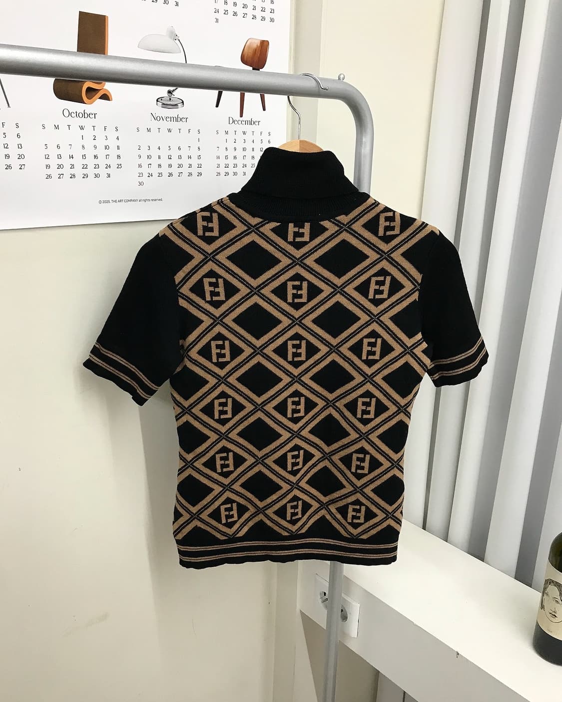 펜디 주카 패턴 목폴라 니트 상품이미지3