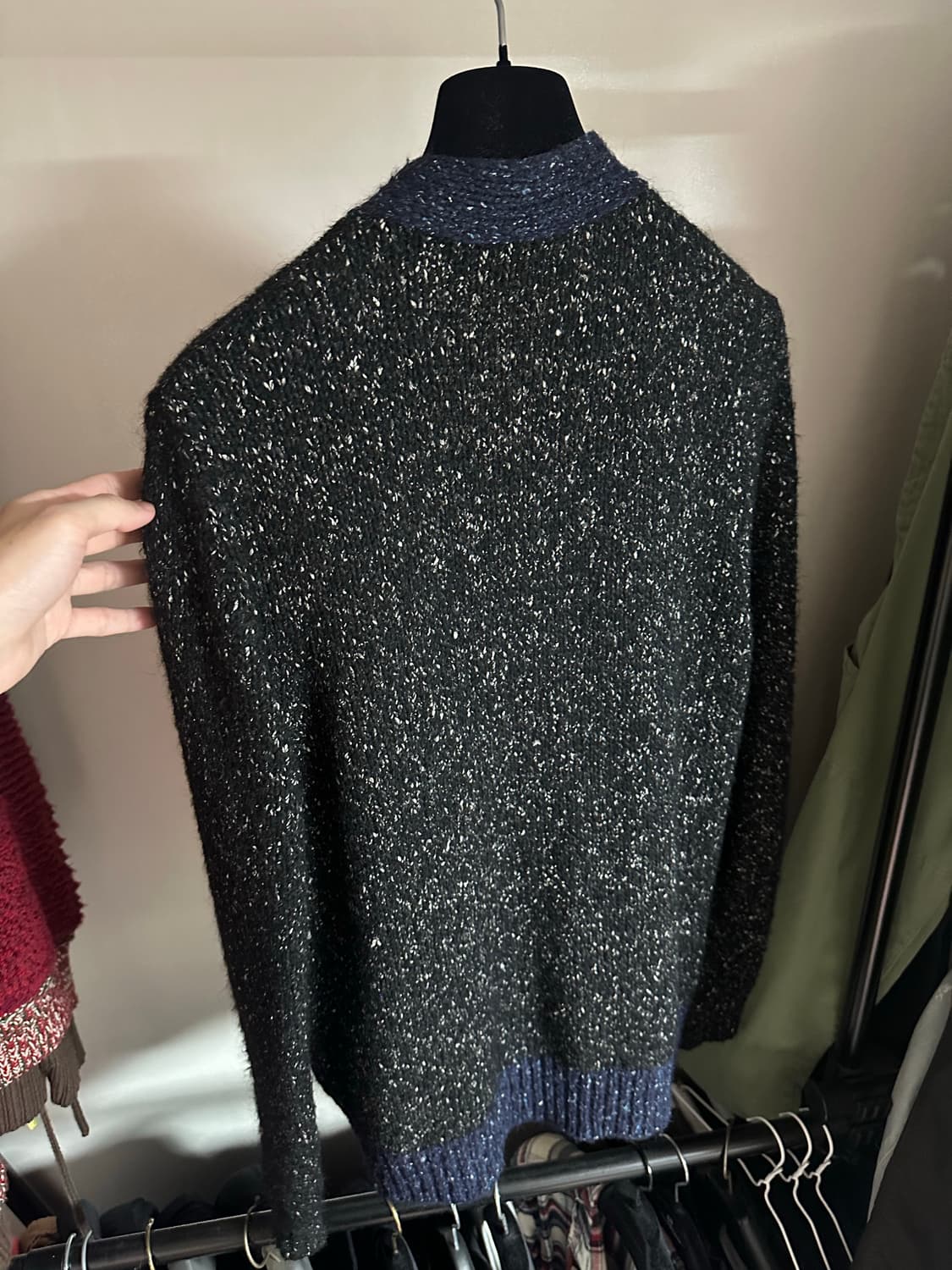 [48] 마르니 트위드 니트 가디건 상품이미지3