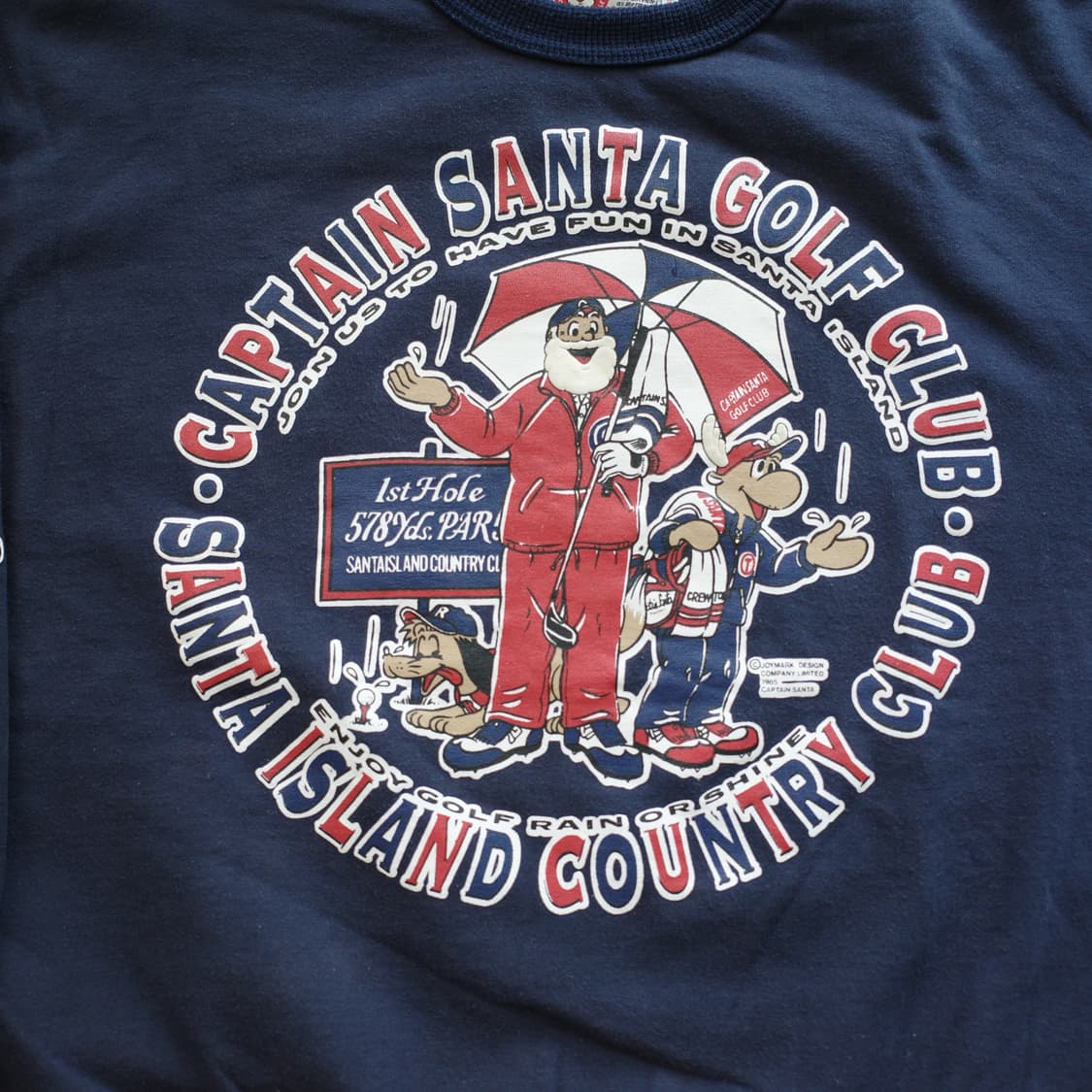80s 캡틴산타 골프클럽 맨투맨 일본 생산제품 상품이미지2