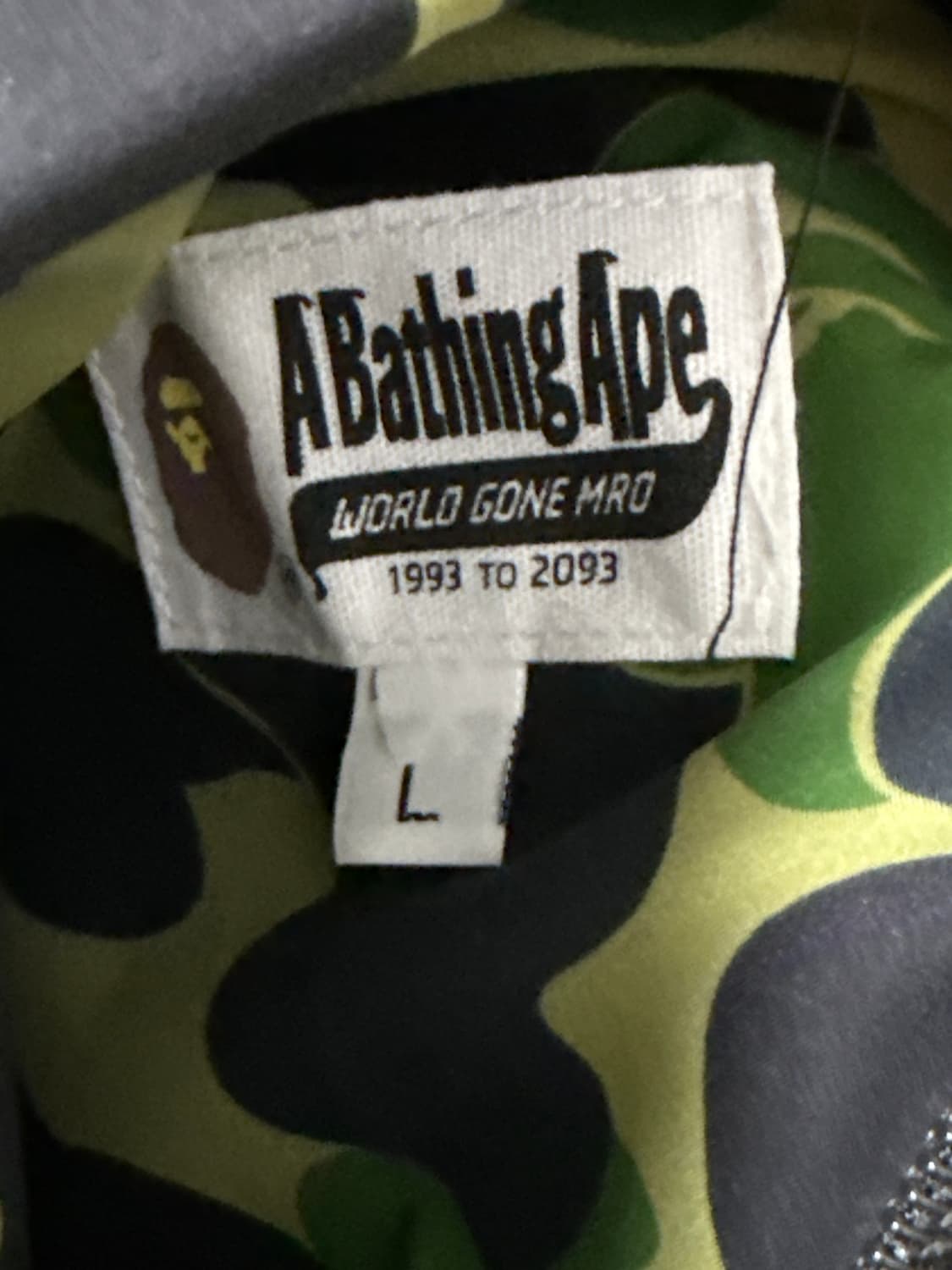 베이프 리버시블 카모패딩 상품이미지7