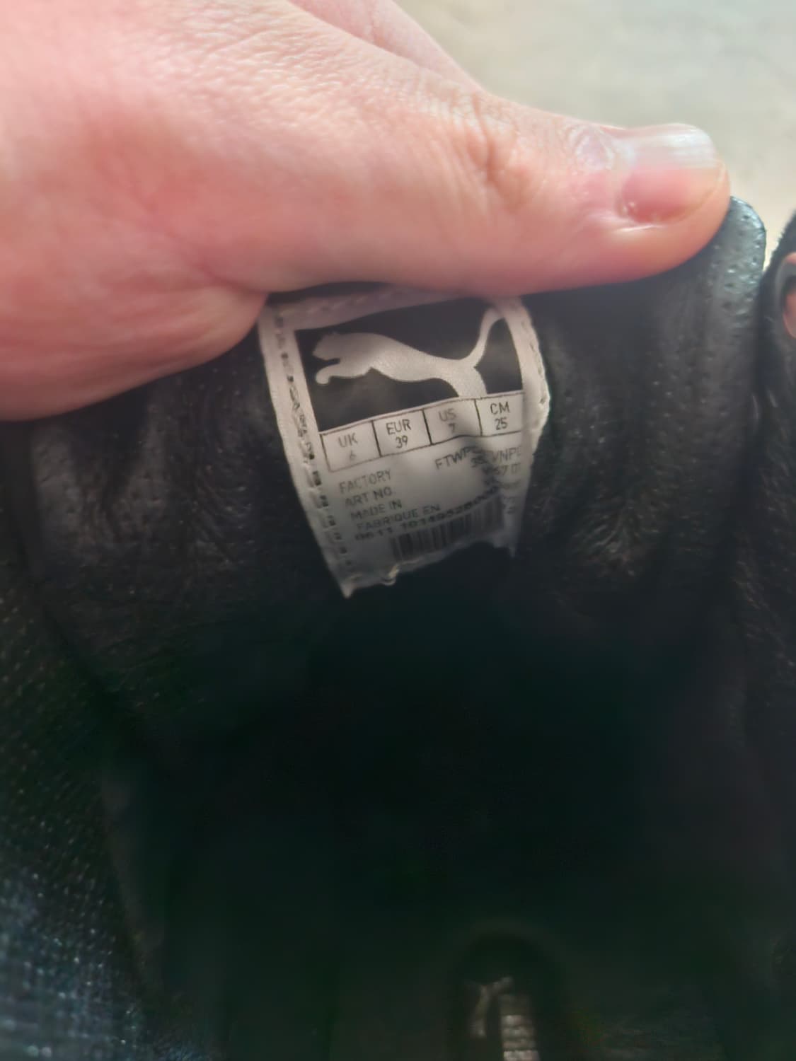 퓨마×알렉산더 맥퀸 콜라보 스니커즈 39사이즈 상품이미지6