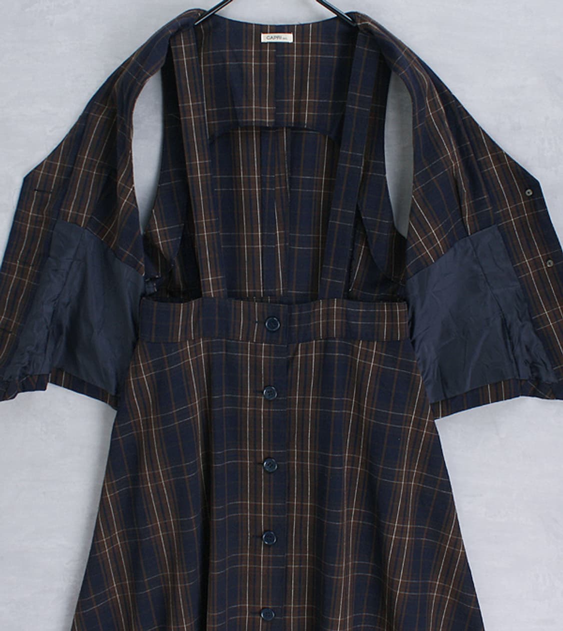 CAPRI _ check vest ops _S4397 상품이미지5