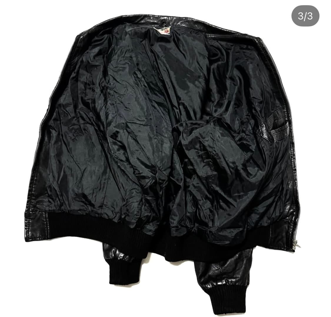 레더 블루종 자켓 상품이미지3