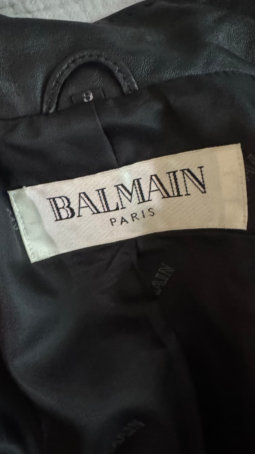 발망 블랙 스웨이드 여성 자켓 상품이미지6