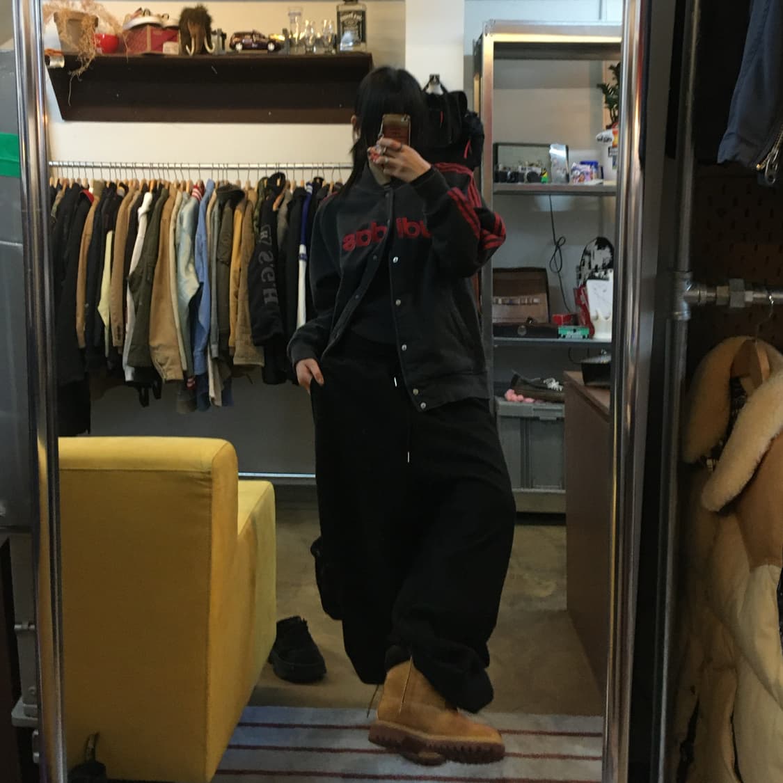 아디다스 검빨 삼선 자켓 L 상품이미지1