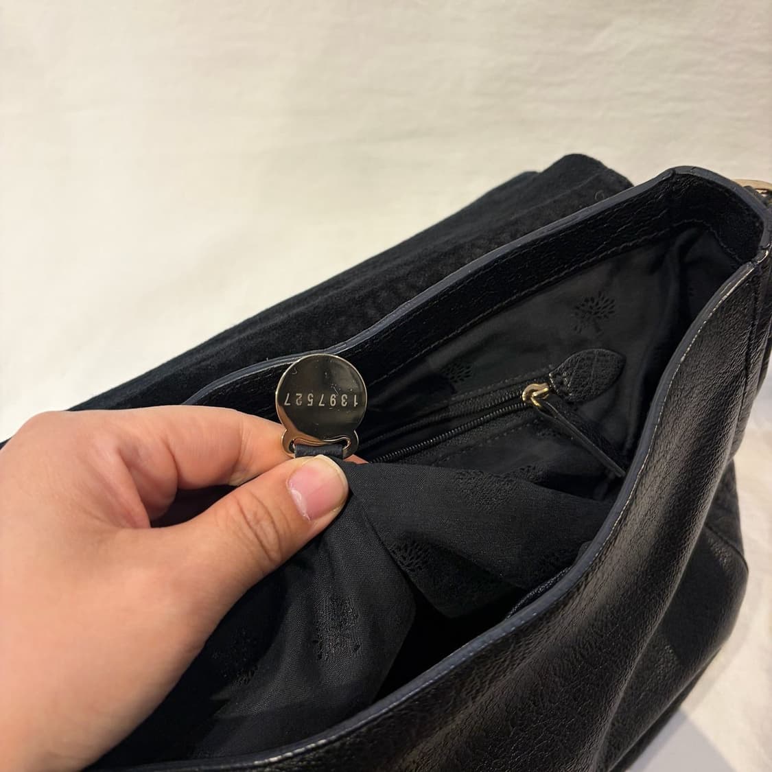 멀버리 락스몰 블랙 레더 크로스백 가방 상품이미지10