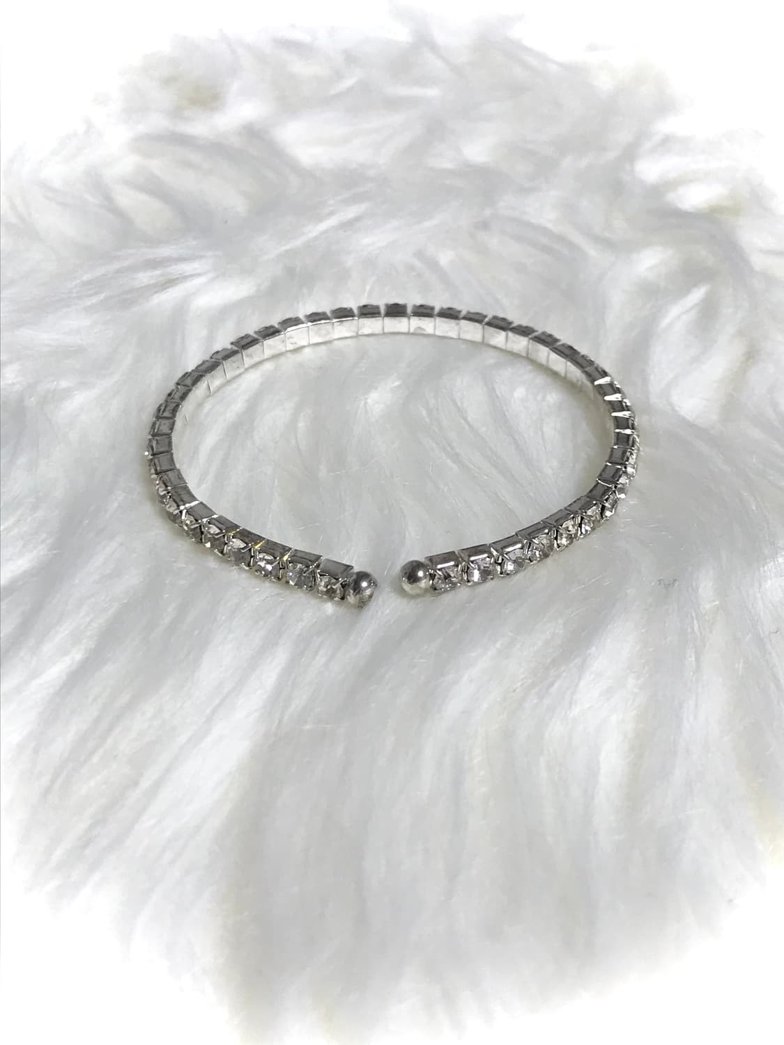 빈티지 크리스탈 레이어드 뱅글 팔찌 상품이미지2