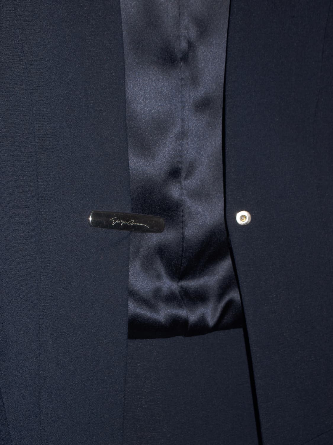 Wool Silk Collarless Jacket 상품이미지5
