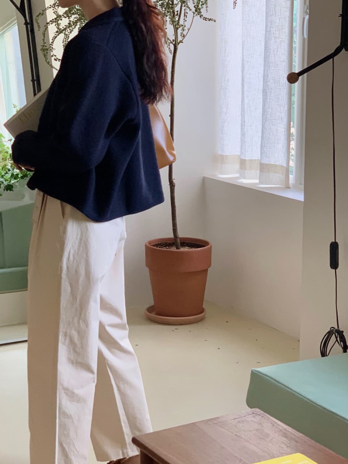 어베인 시그니처텍 캐시미어 울 니트자켓 (옷장정리) 상품이미지4