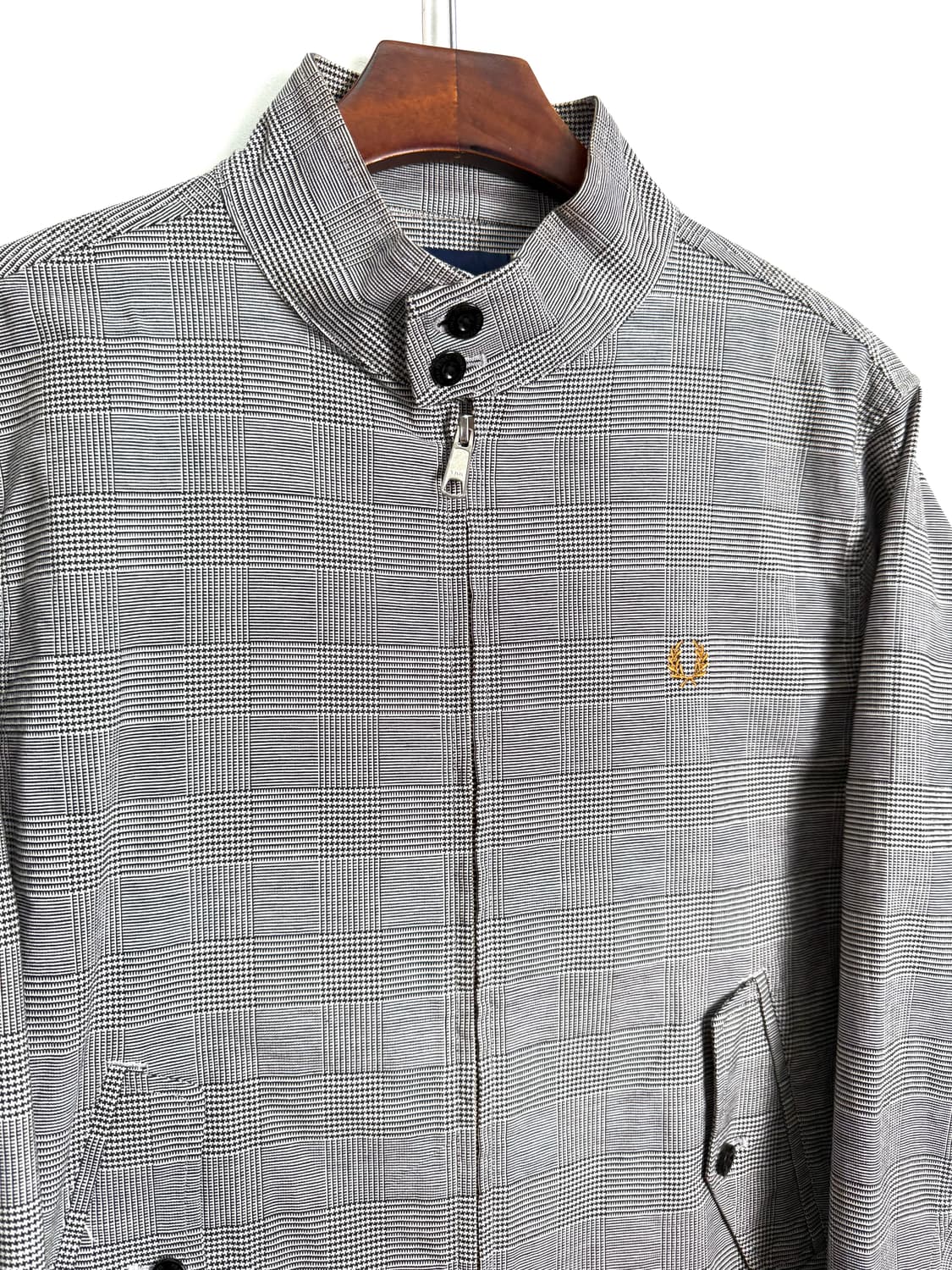 fred perry 체크 해링턴 자켓 상품이미지2