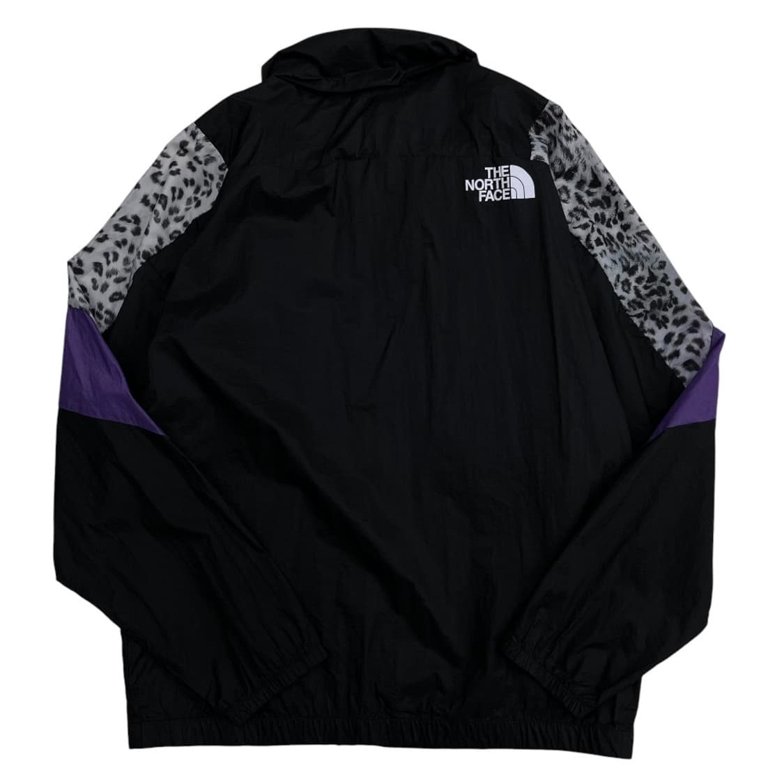 노스페이스 레오파드 배색 블랙 바람막이 M 상품이미지4