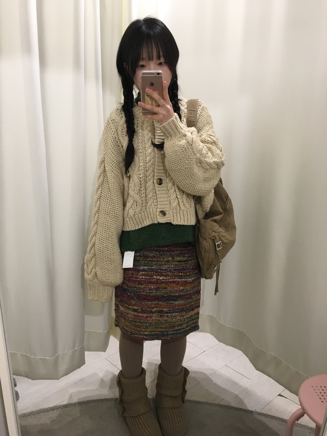 꽈배기 짜임 가디건 상품이미지1