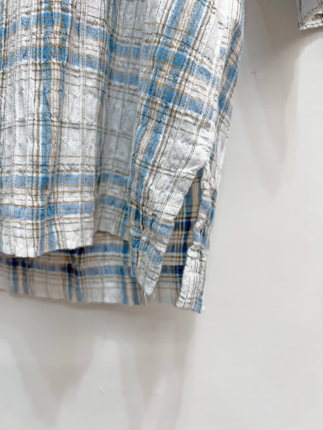 👧🏻Columbia Checkered Blouse made india 상품이미지7