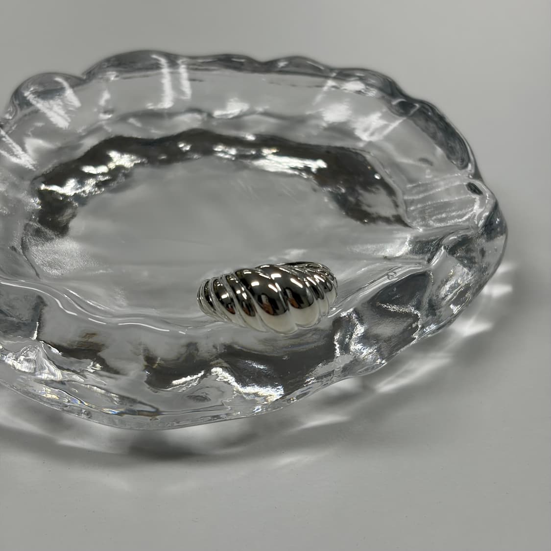 디올 실버 웨이브 링 상품이미지5