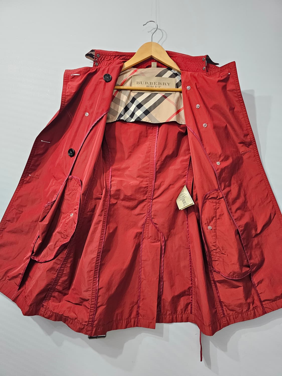 정품 버버리 브릿 후드 트렌치 코트 ~55 상품이미지3