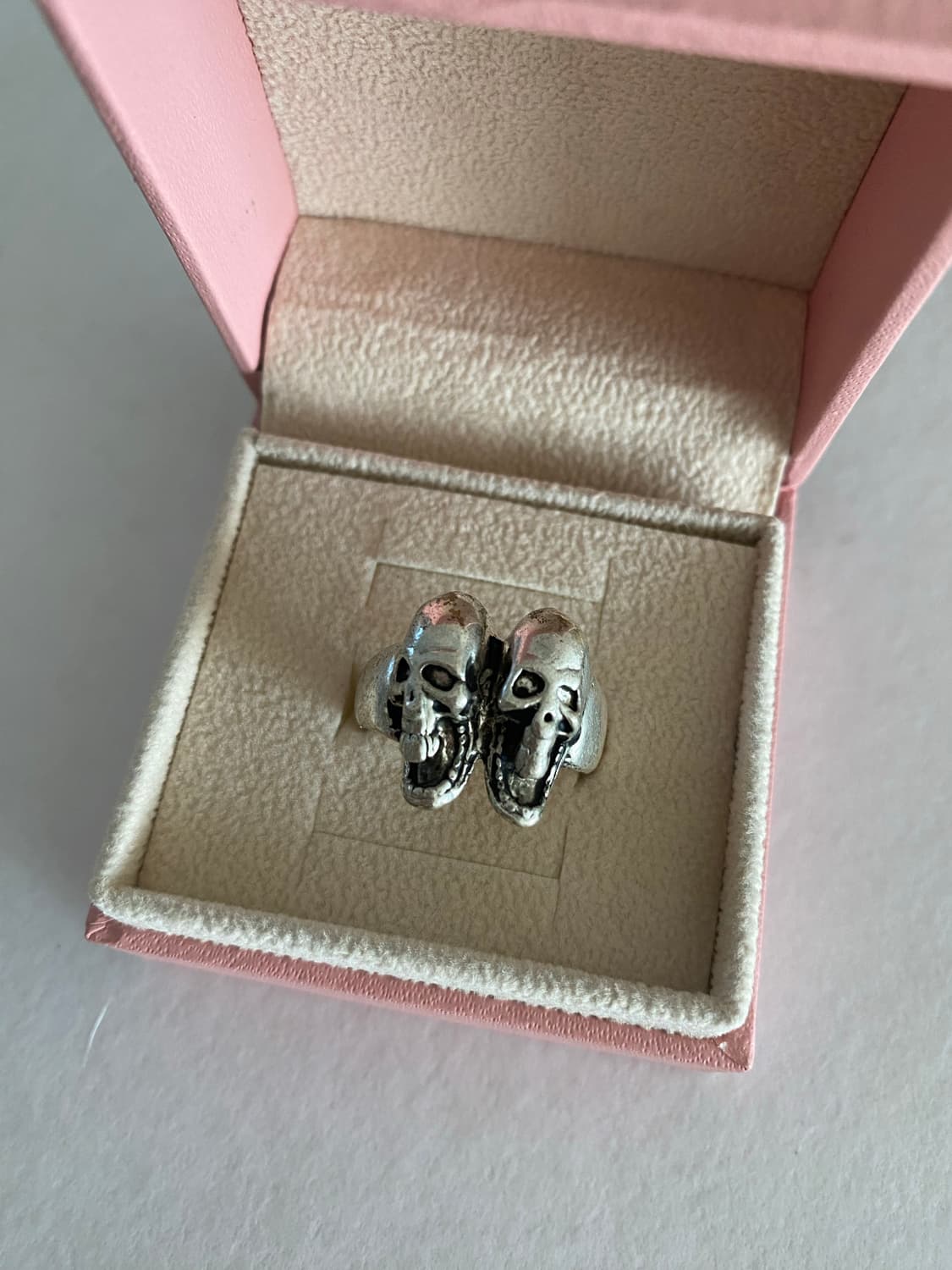 더블 해골 반지 상품이미지1