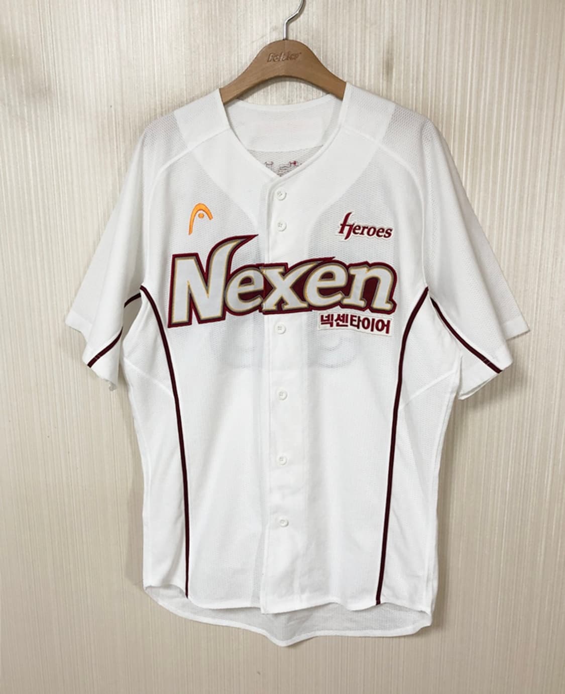 (2)KBO 헤드 넥센히어로즈 올드유니폼/선수지급용 #98 이형석 상품이미지1