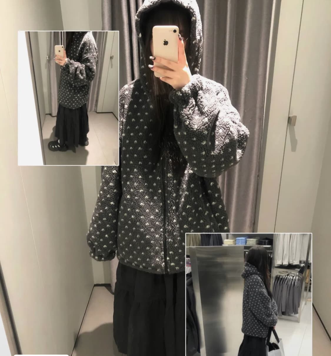 새상품) 오피쉬 리버시블 패딩 상품이미지4