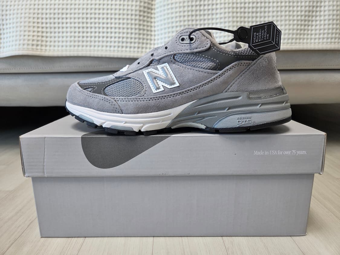 뉴발 993 그레이 B스탠다드 [240,새상품] 상품이미지1