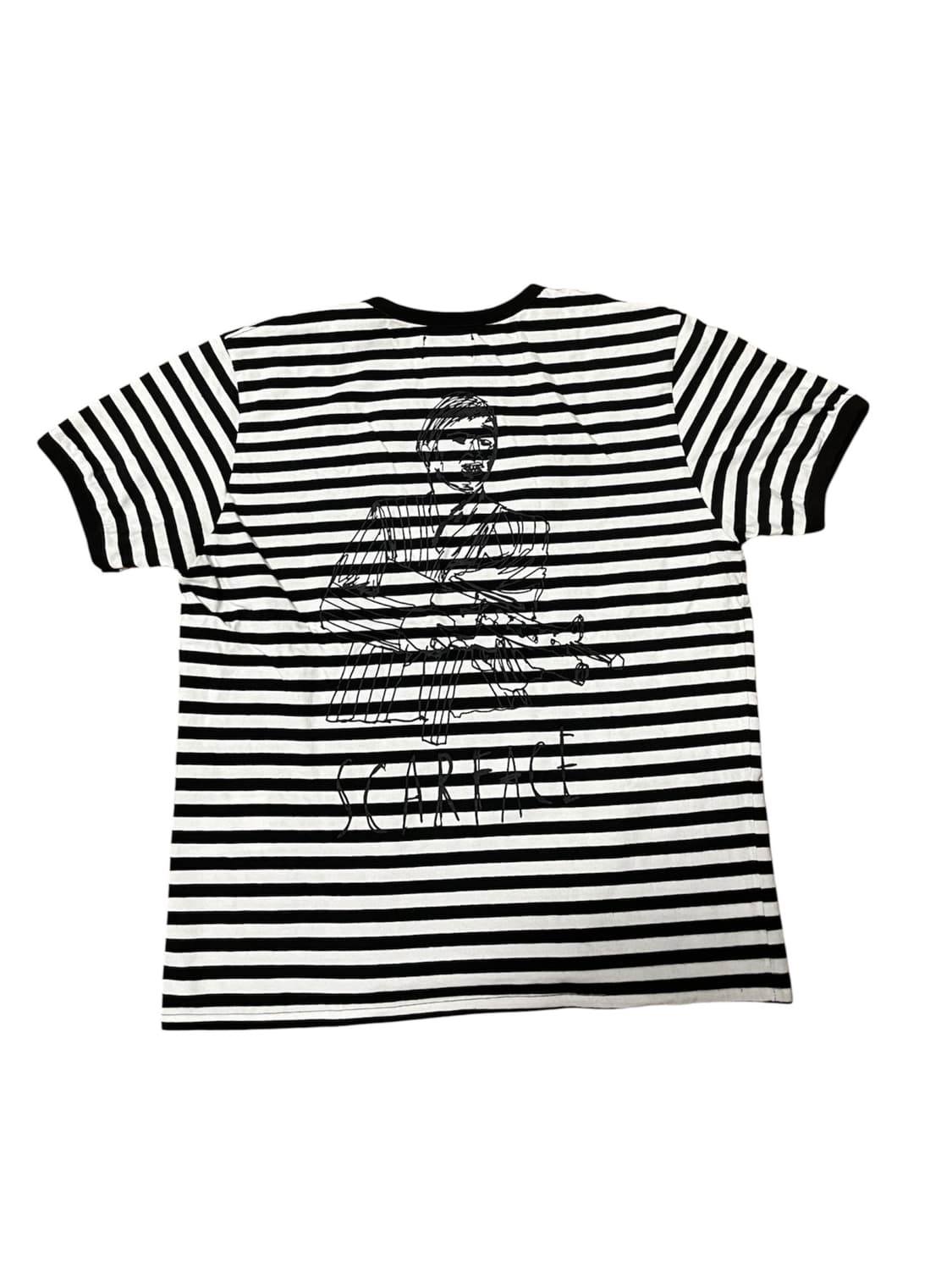 ecrazon SCAR FACE STRIPE T-SHIRTS 상품이미지2