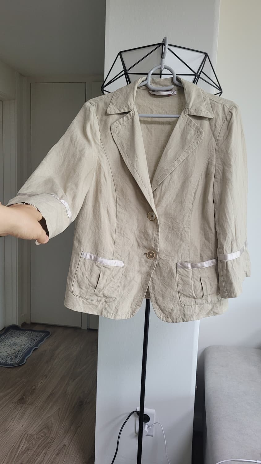 maxmara max&co 막스마라  린넨 마자켓 -55사이즈 상품이미지3
