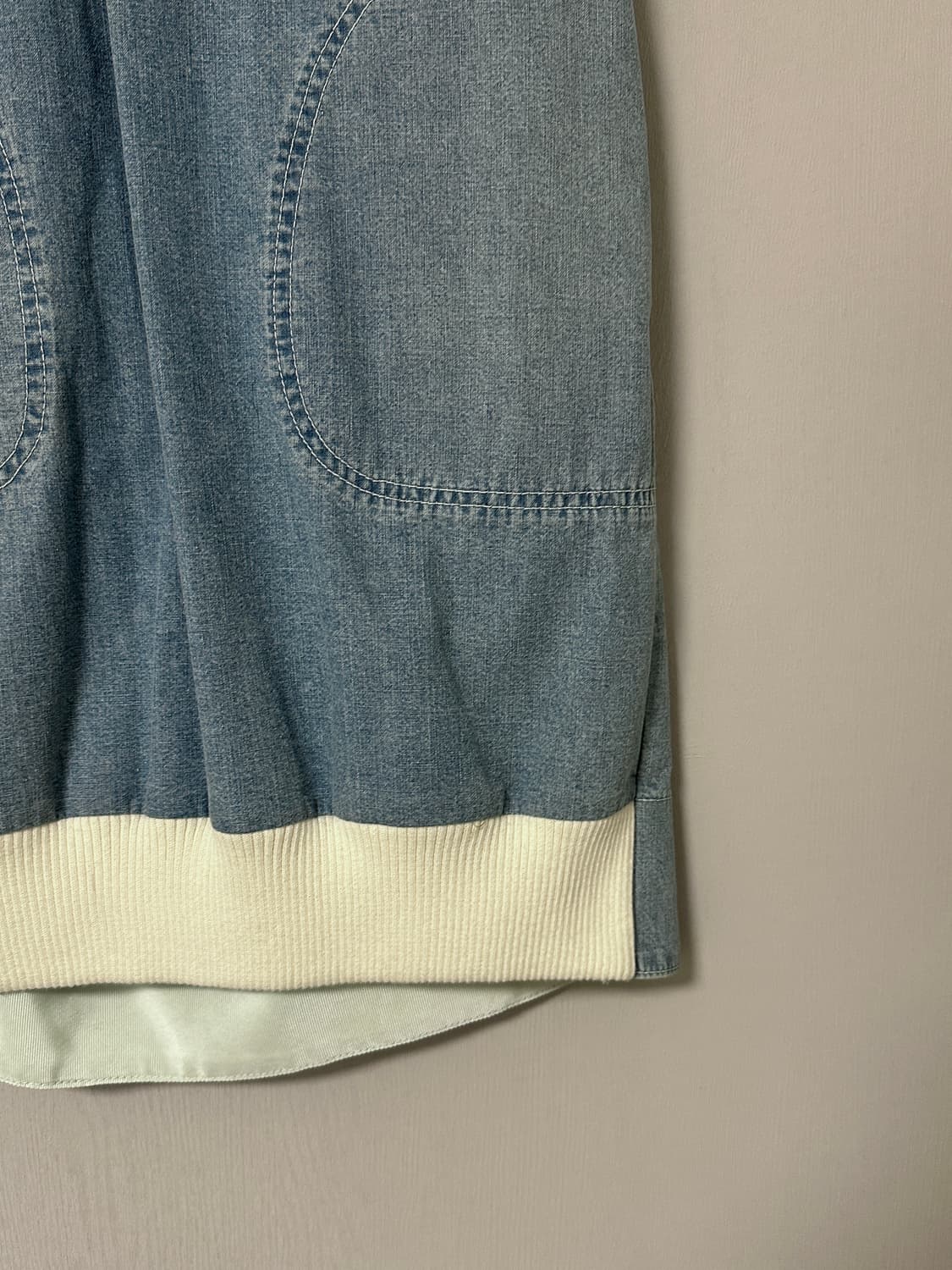 sacai luck denim dress 상품이미지3