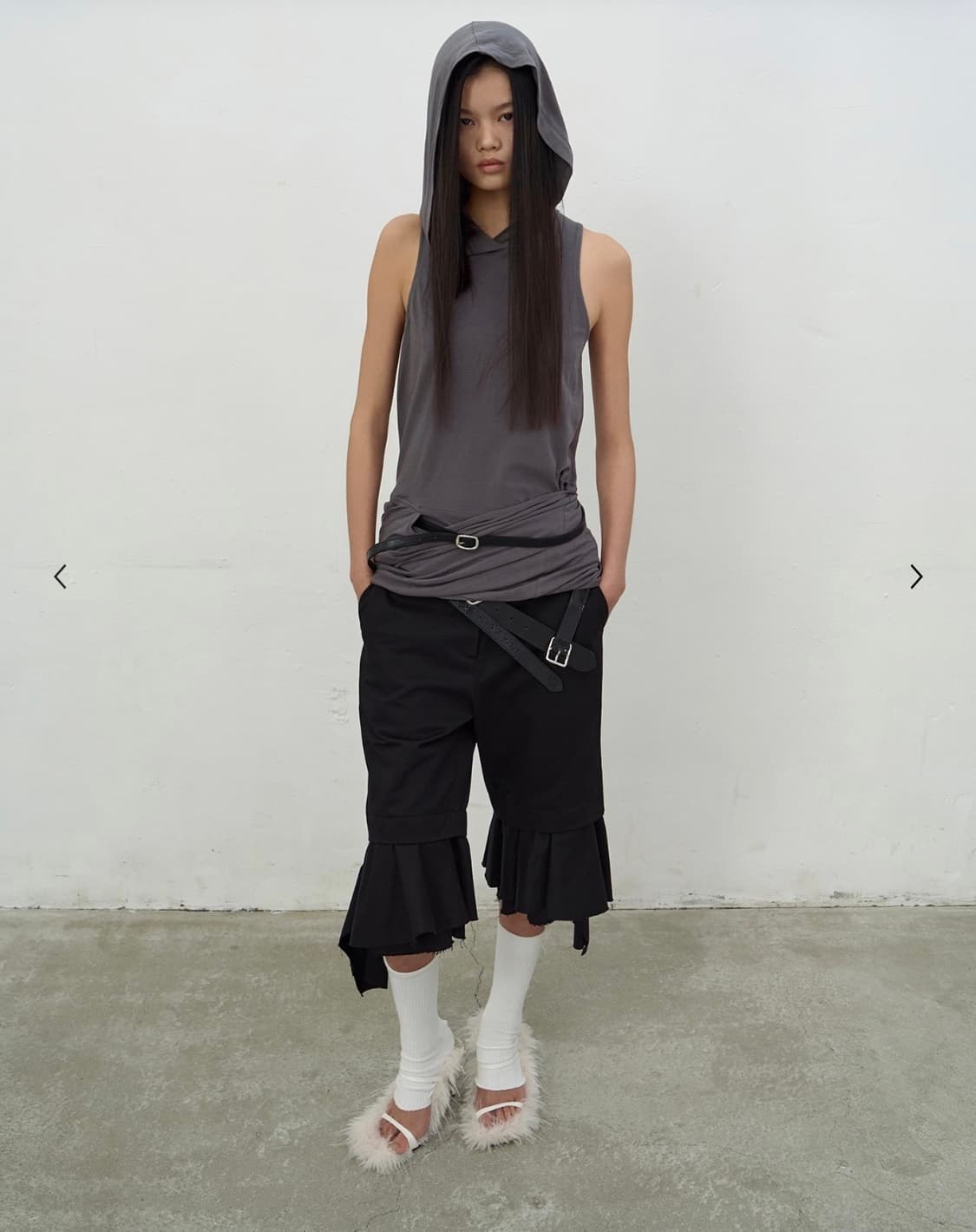 LCDC TM HOODED SLEVELESS (dark grey) 상품이미지1