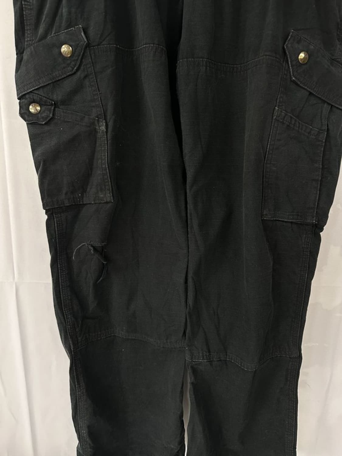 [38X32] CARHARTT B342BLK 카고워크 코튼팬츠 상품이미지4