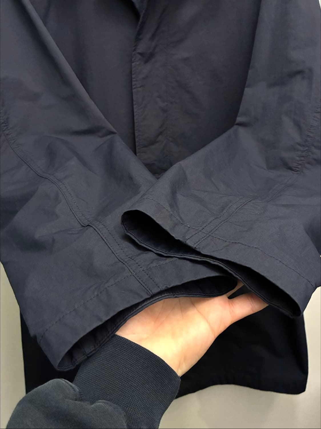 (52/110)헨리코튼 코튼 나일론 홀겹 베이직 맥코트 싱글코트 상품이미지5