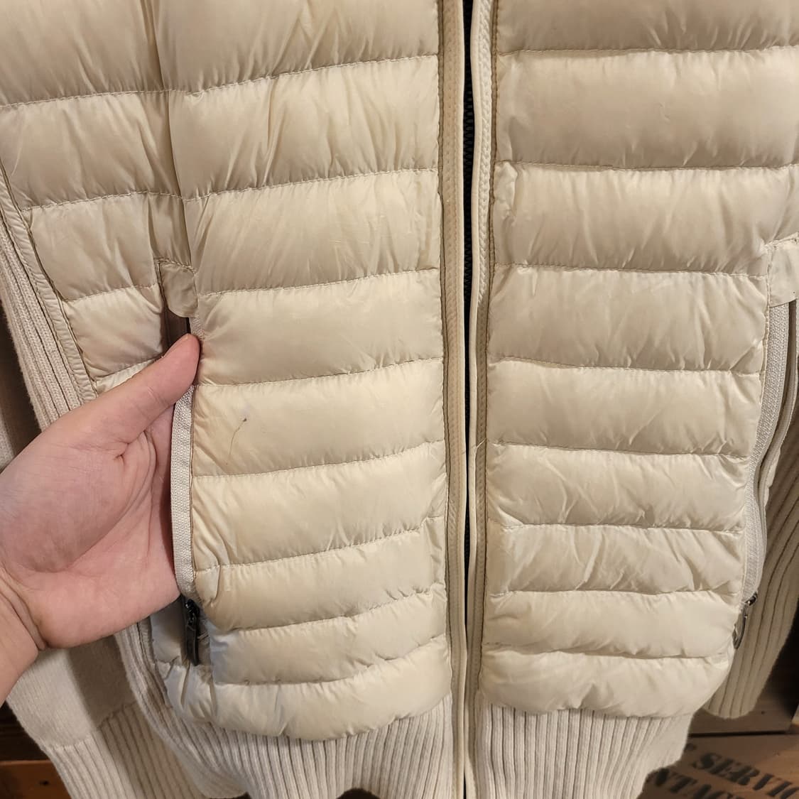 파라점퍼스 니트패딩 S 상품이미지3