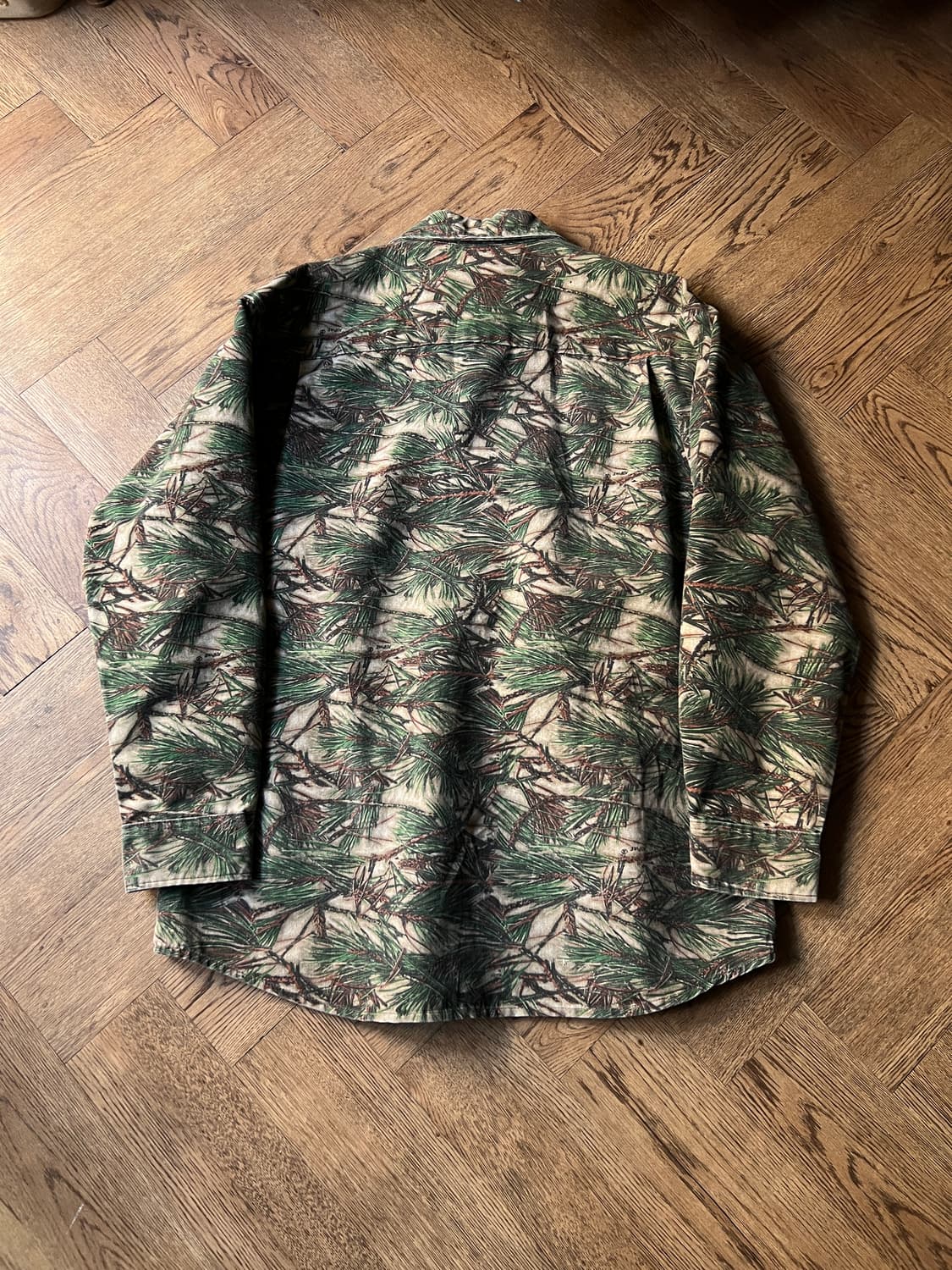 [L]90's USA 빈티지 알파인 패턴 헌팅 셔츠 상품이미지6