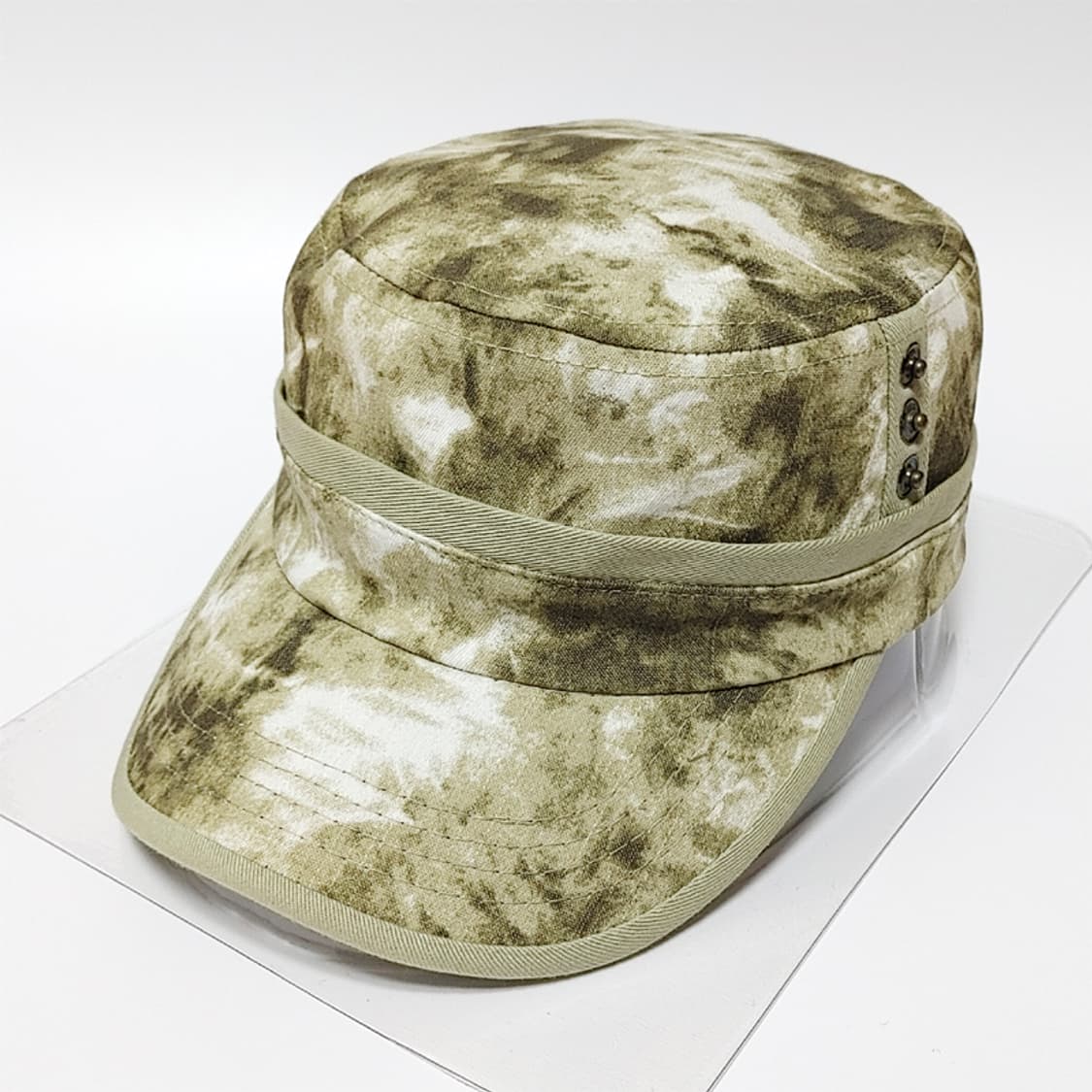 CAPEYO 정품 그린 마블링 빈티지 군모 모자 J-34 상품이미지1
