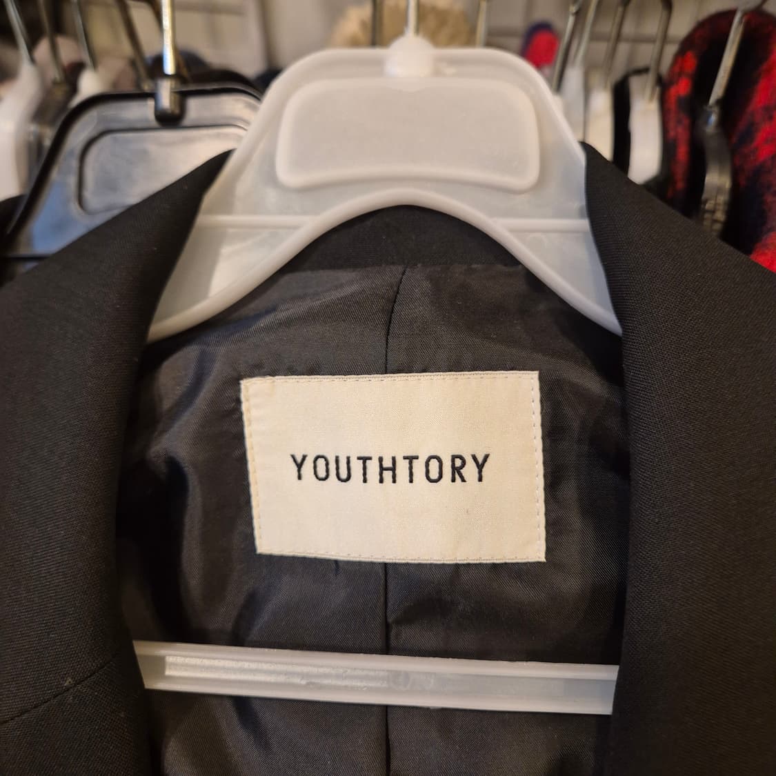 M(착샷잇음) 블랙 오버핏 블레이져  상품이미지6