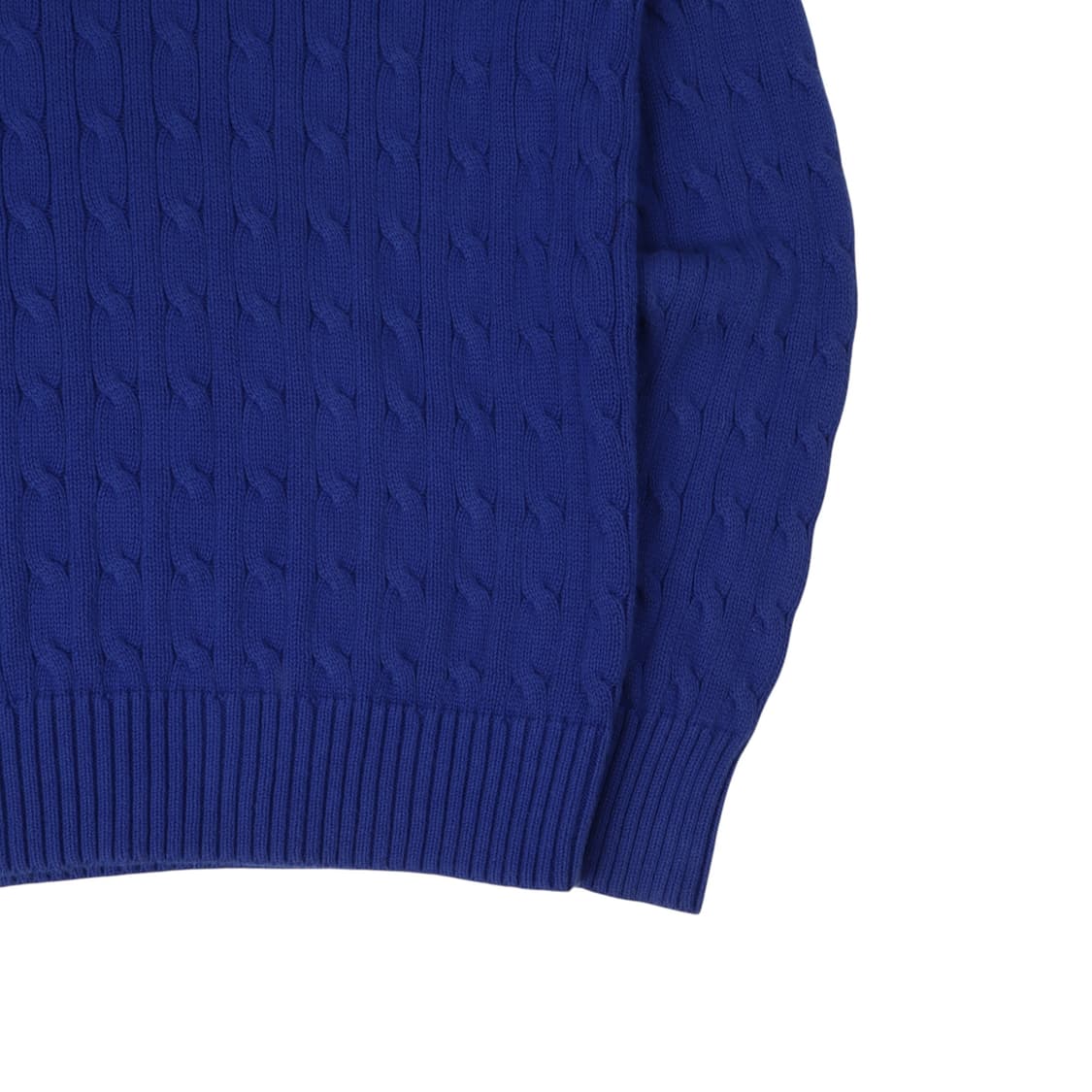 폴로 랄프로렌 블루 코튼 케이블 니트 상품이미지7