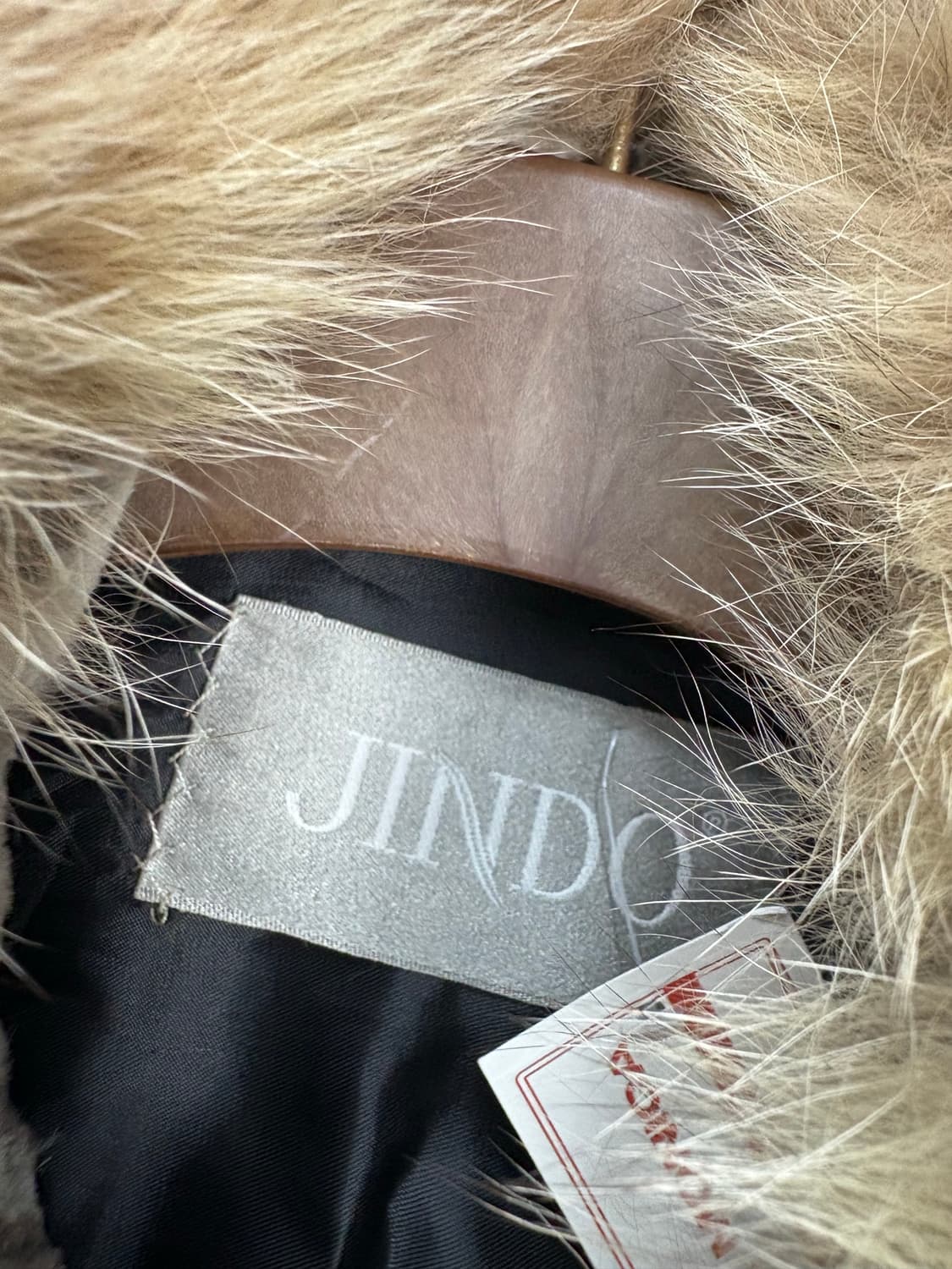 빈티지 JINDO 스트라이프 패턴 퍼 자켓 A2778 상품이미지6