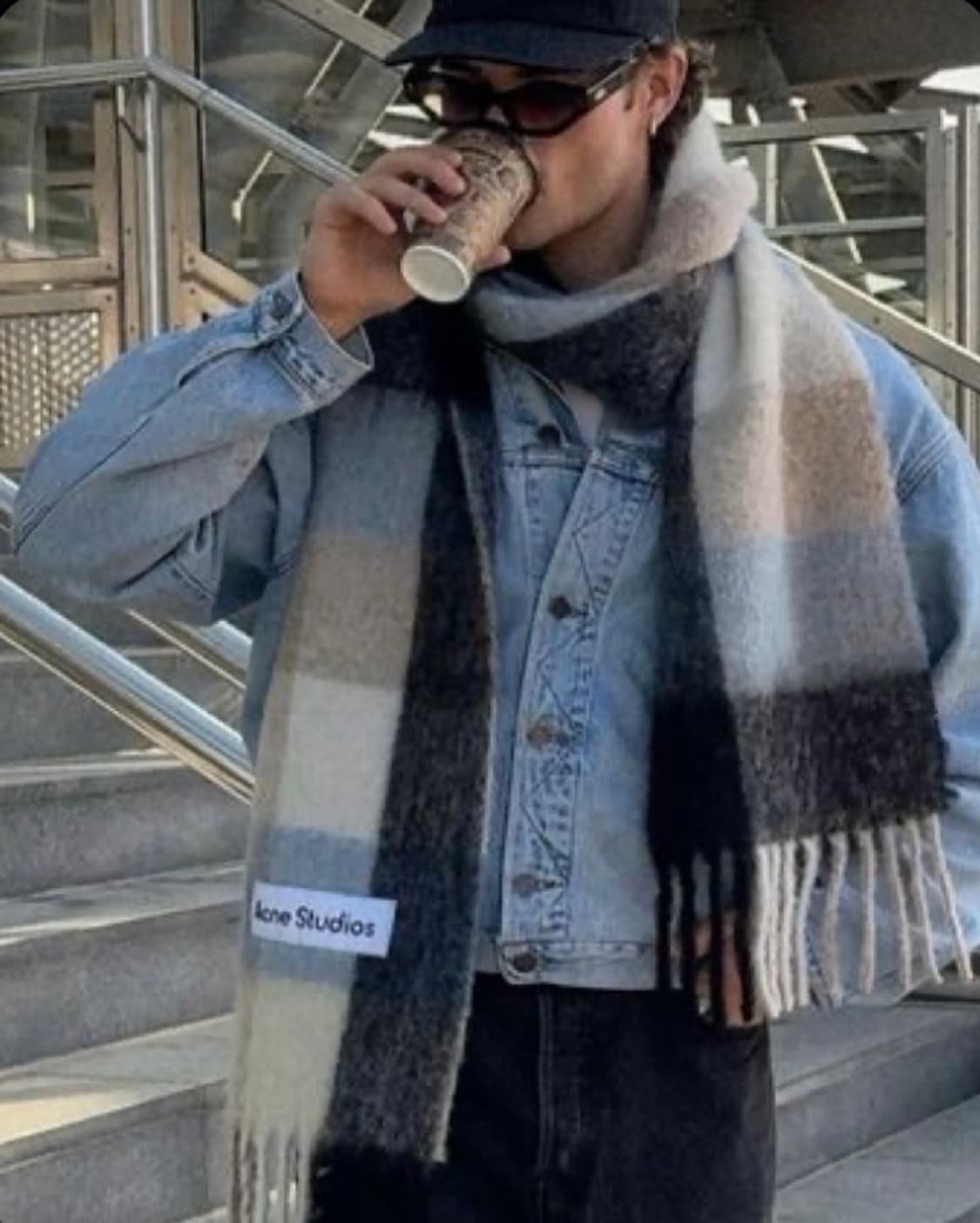 (OS) Acne 아크네스튜디오 모헤어 머플러 상품이미지2