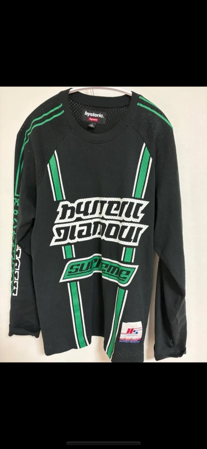 슈프림 x 히스테릭 글래머 메쉬 롱슬리브 탑 블랙 - 24FW 상품이미지2