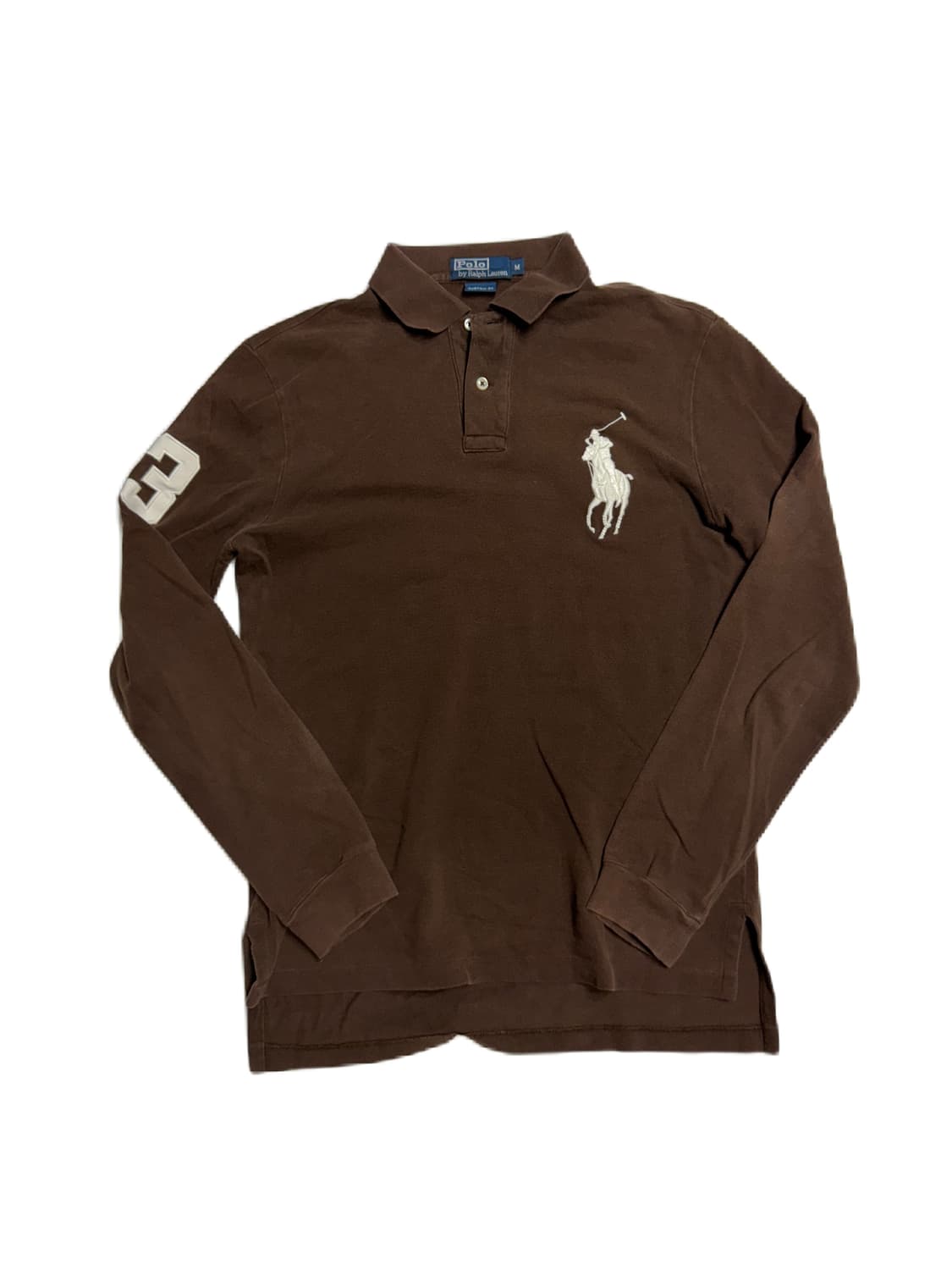 폴로 빅포니 브라운 슬림핏 럭비티 상품이미지2