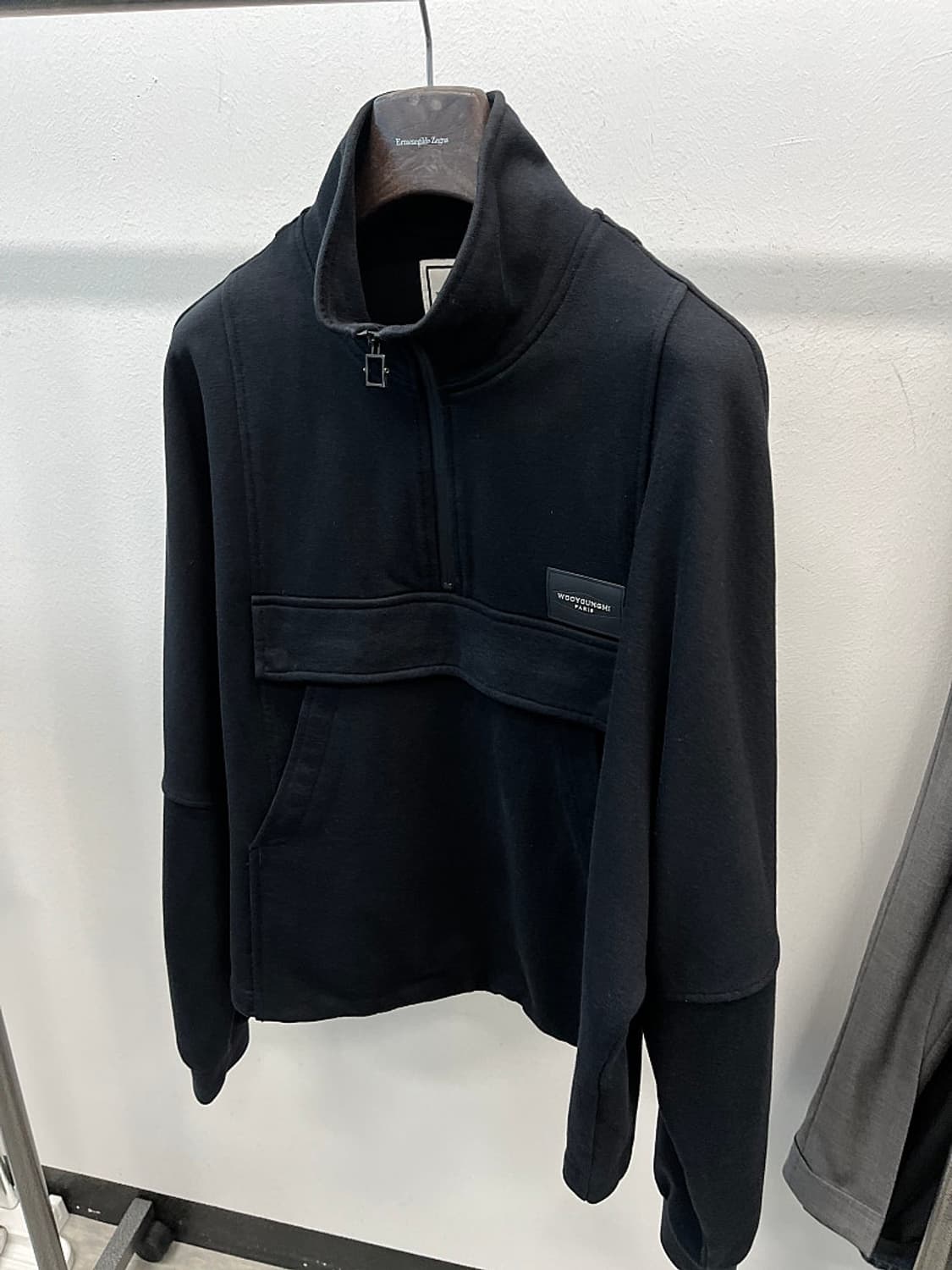 100) 우영미 로고 하프집업  상품이미지1