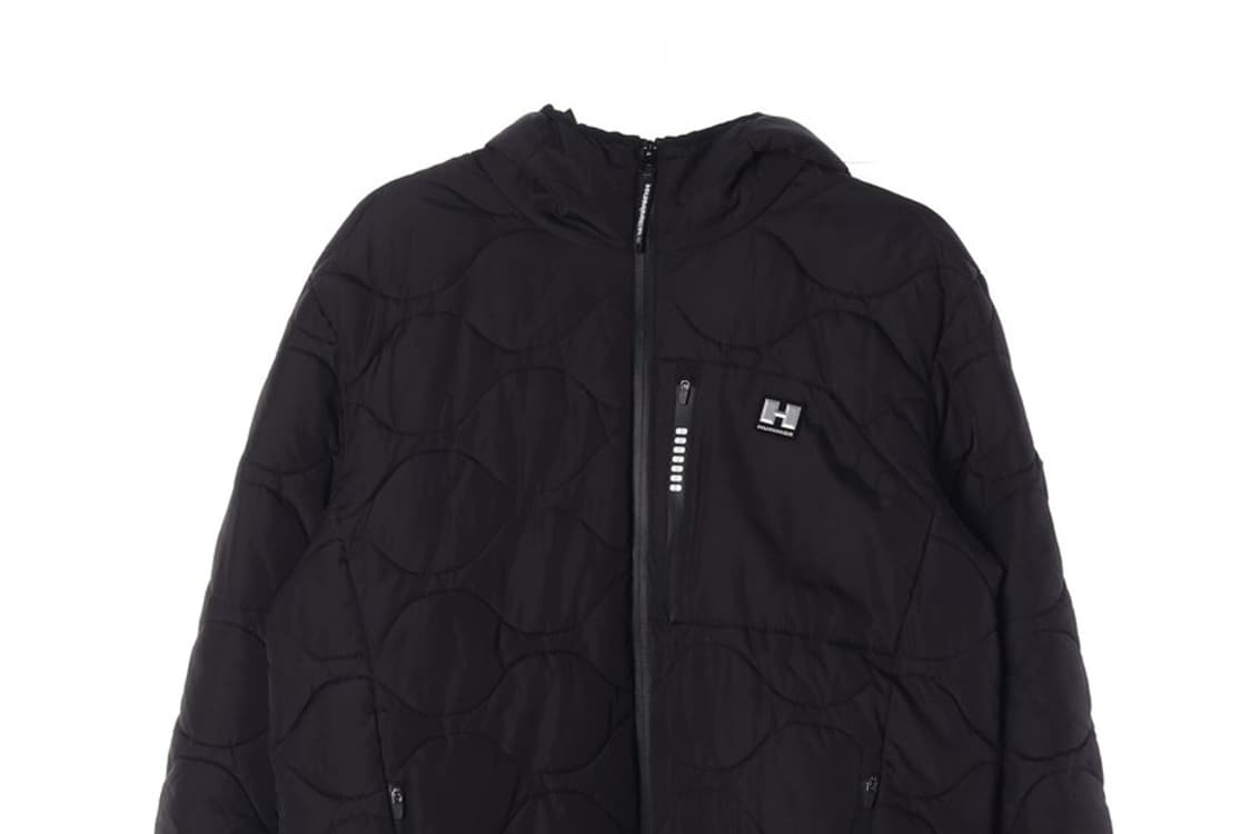 HUMMER 블랙 테크니컬 누빔 점퍼 XXL 상품이미지4