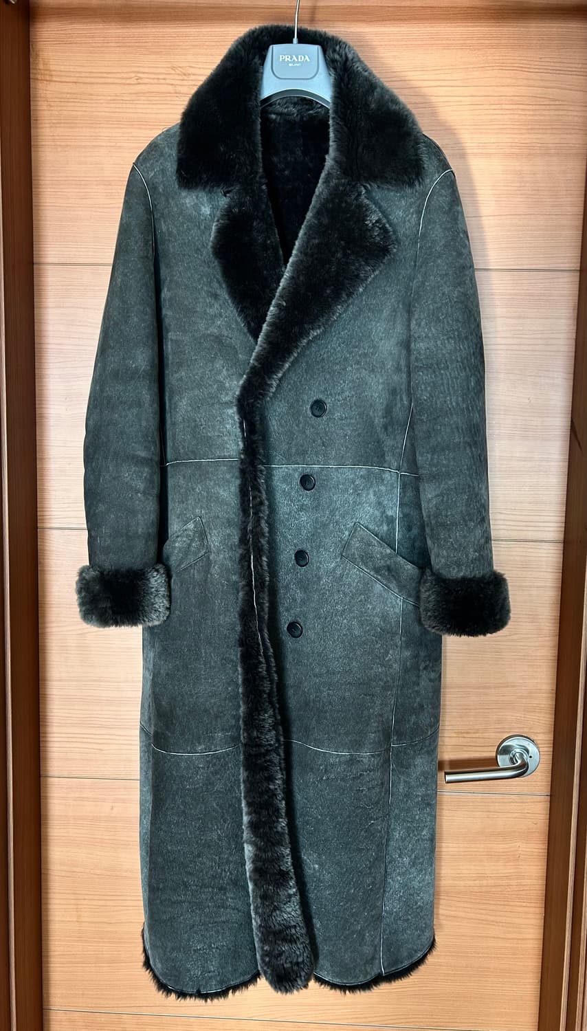 조르지오 아르마니 롱 무스탕 코트 상품이미지3