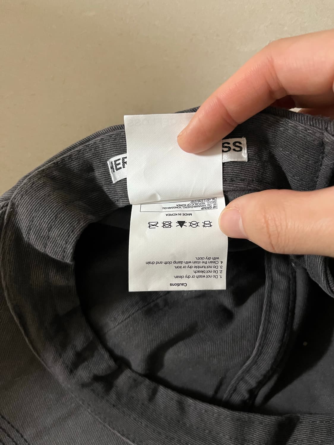 헤리티지 플로스 6패널 모자 챠콜 상품이미지7