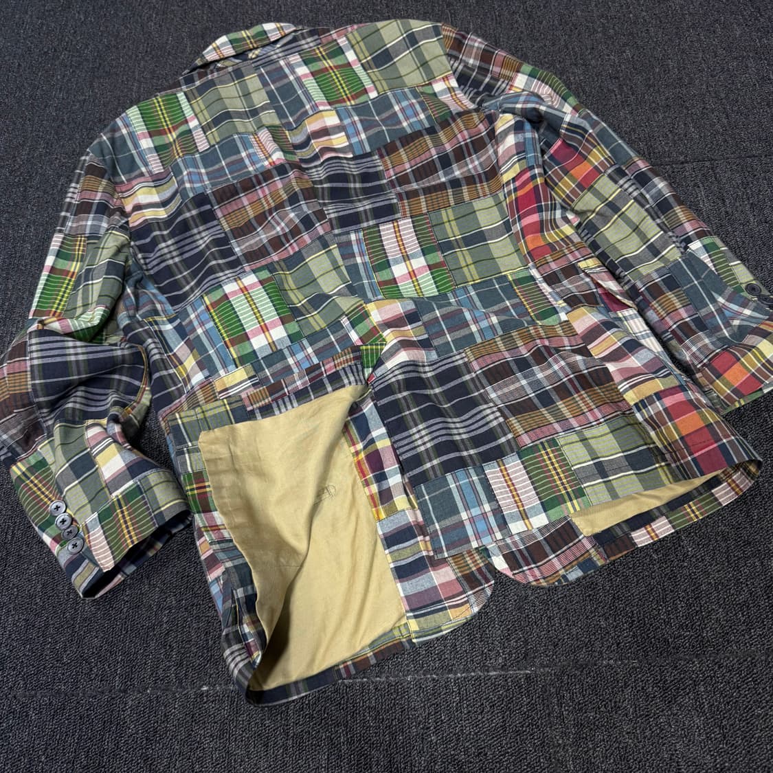 폴로 랄프로렌 마드라스 패치워크 자켓 상품이미지7