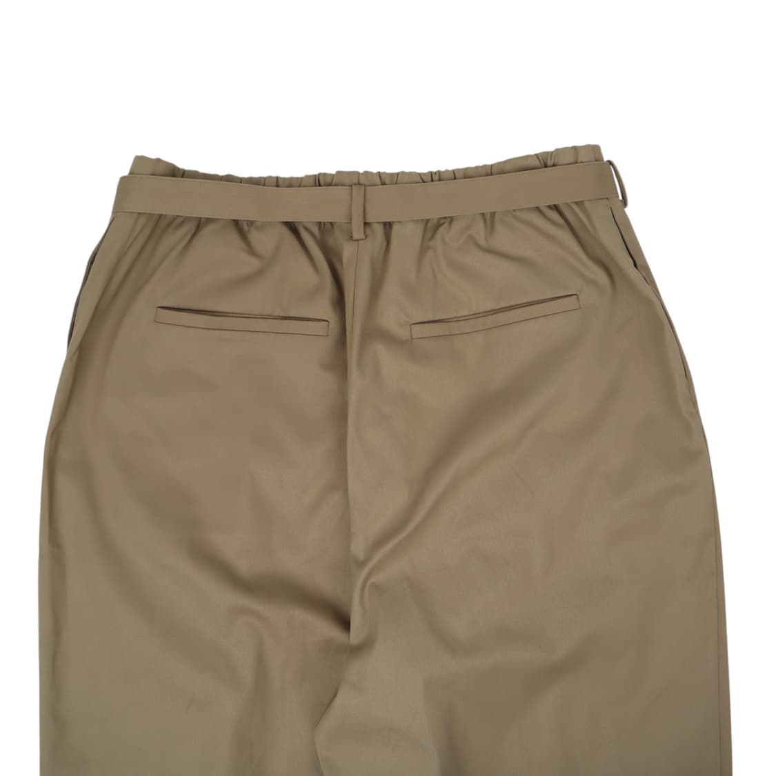 Youth 유스 벨티드 베이지 와이드 코튼팬츠 상품이미지5